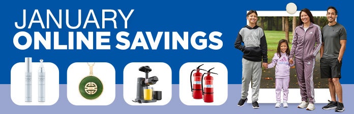 January Online Savings