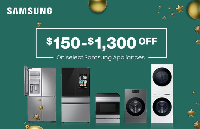 Save on Select Samsung Appliances