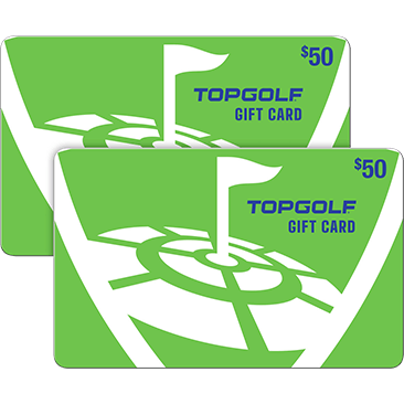 Topgolf - Two $50 eGift Cards