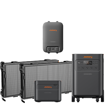 Jackery E5000 Plus Whole-Home Power 10 kWh Backup System with Solar and Automatic Transfer Switch