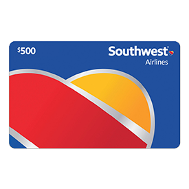 Southwest Airlines: $500 eGift Card