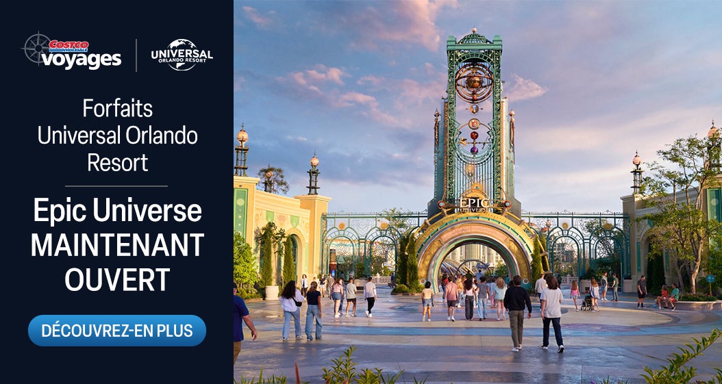 Costco Wholesale Voyages. Universal Orlando Resort. Epic Universe Maintenant Ouvert. Dècouvrez-en plus.