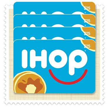 IHOP Four Restaurant $25 eGift Cards ($100 Value)