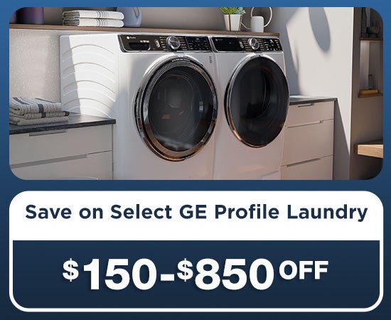 Save on Select GE Profile Laundry