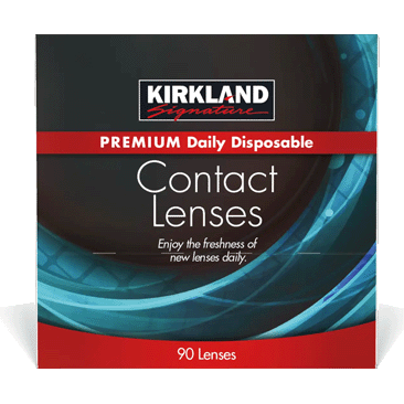 Kirkland Signature Daily Disposable Contact Lenses 90-Pack