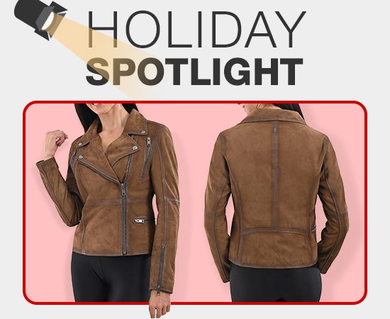 Frye Ladies' Suede Leather Jacket