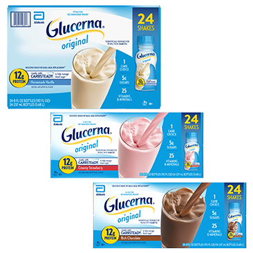 Glucerna Diabetic Nutritional Beverage, 8 fl oz, 24 Shakes