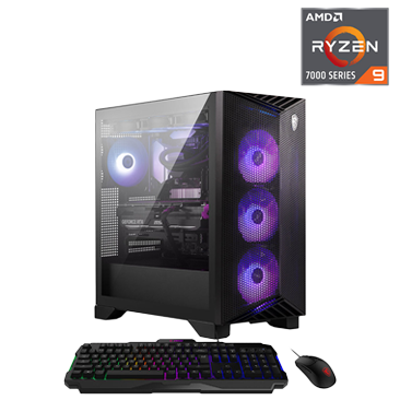 MSI Aegis ZS2 Gaming Desktop with AMD Ryzen 9 7900X Processor and GeForce RTX 4080 SUPER Graphics