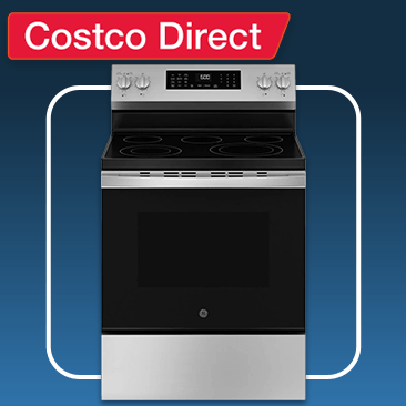 GE 30-inch 5.3 cu. ft. Free-Standing Electric Convection Range with No Preheat Air Fry and EasyWash Oven Tray