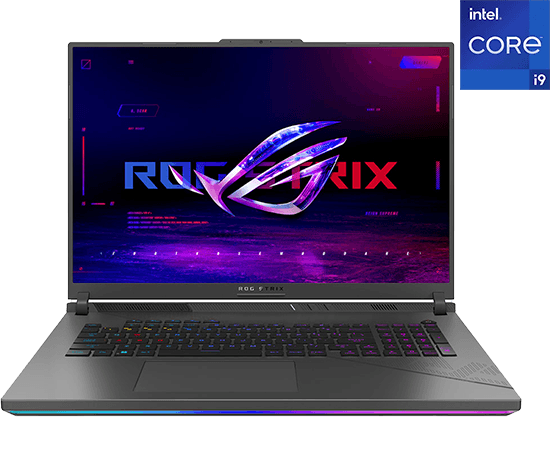 ASUS ROG Strix G18 18-inch Gaming Laptop with Intel Core i9 Processor and GeForce RTX 4060 Graphics