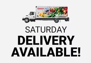 SATURDAY DELIVERY AVAILABLE!