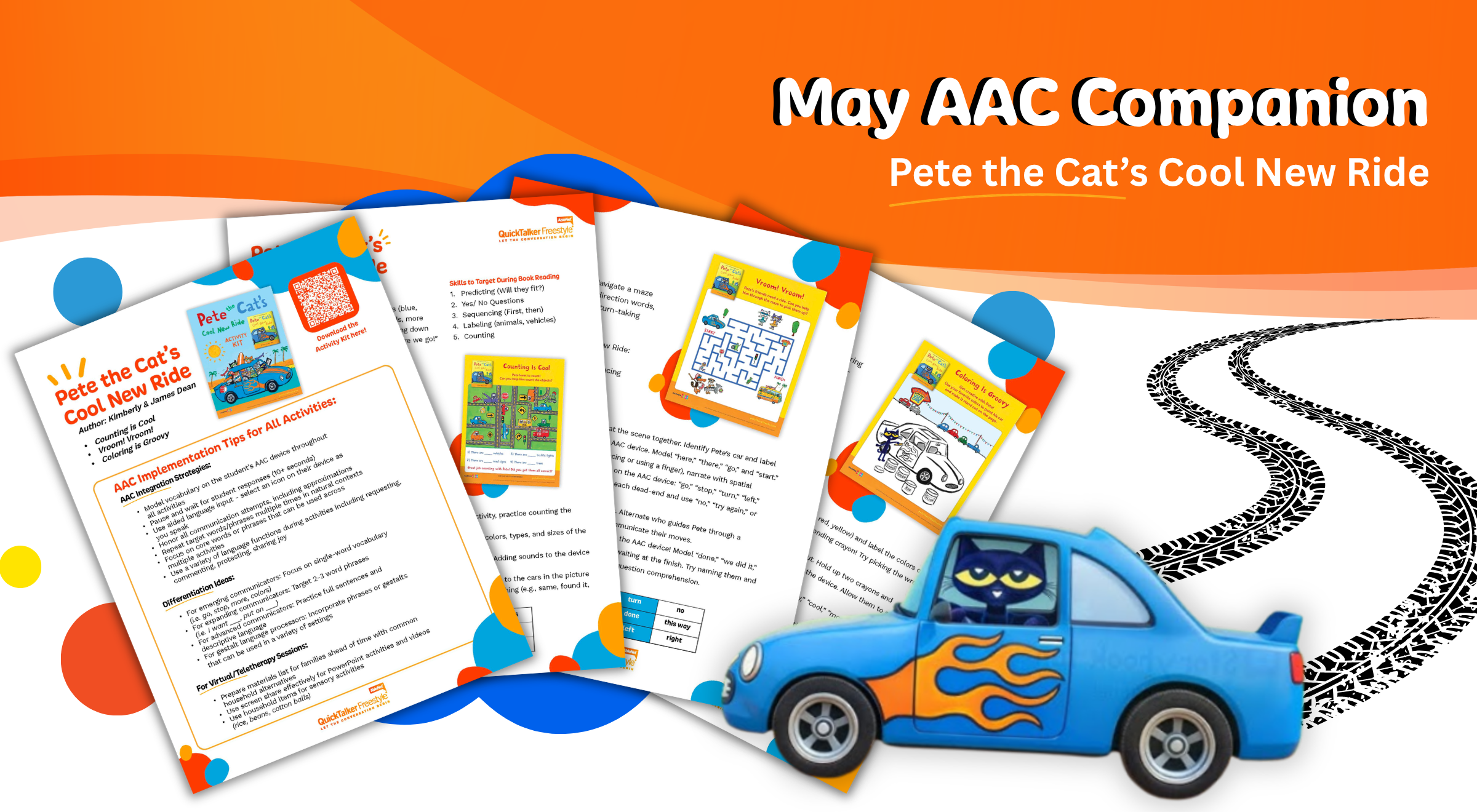 May Book Companion | Pete the Cat's Cool New Ride
