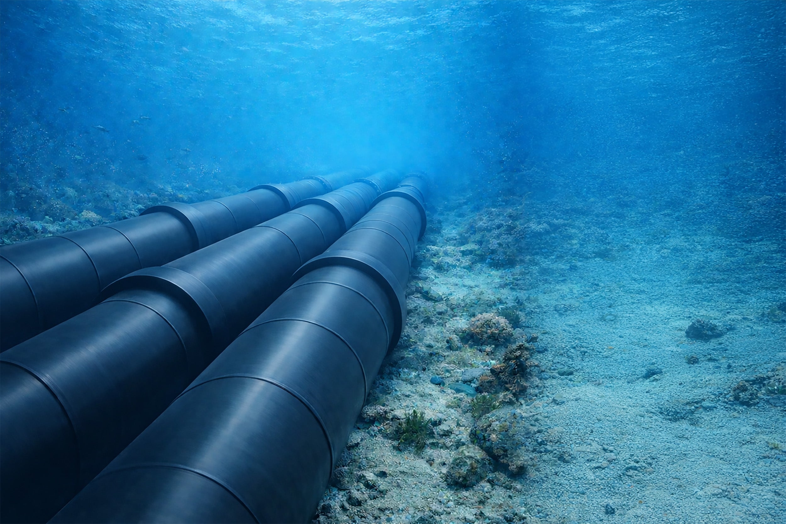 Engineered gel system supports pipeline