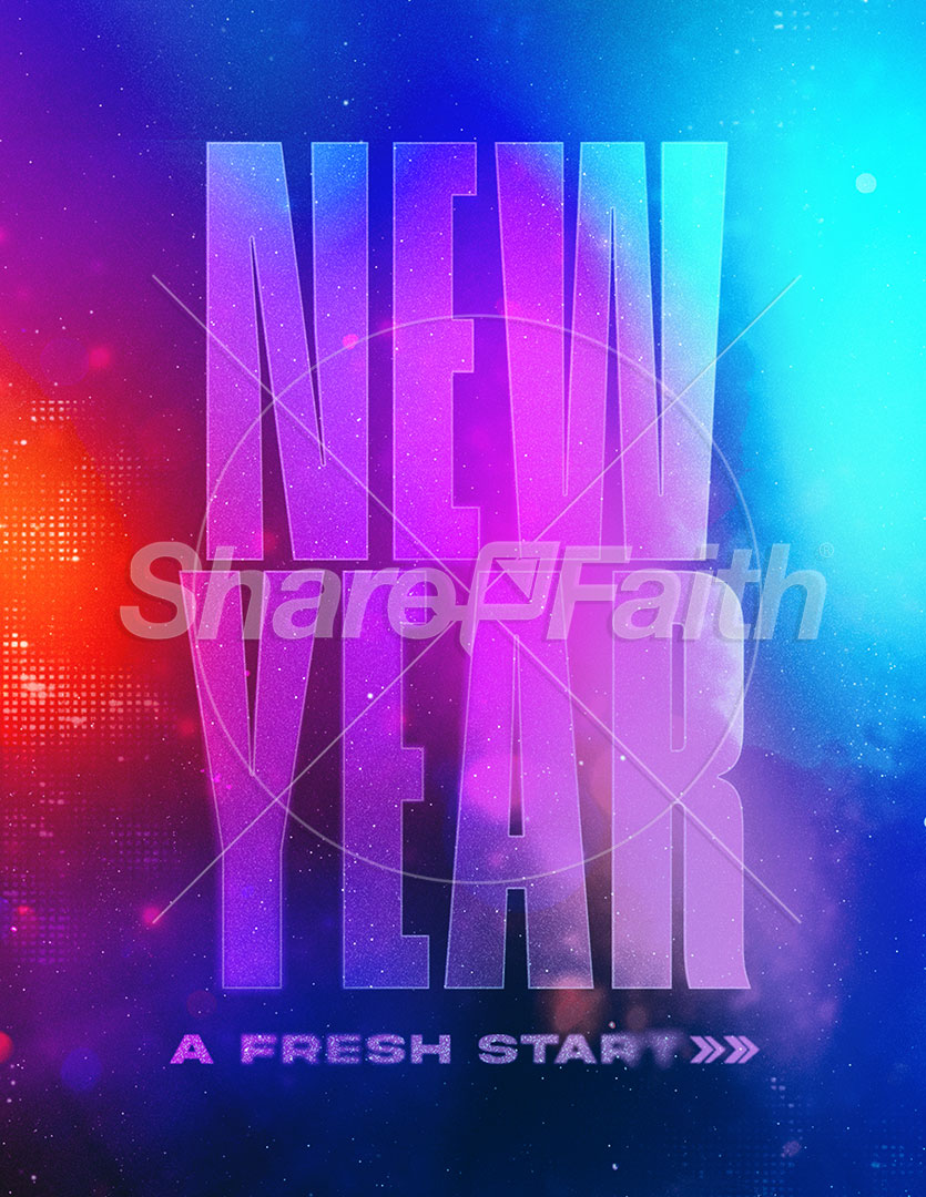 New Year – A Fresh Start: Flyer