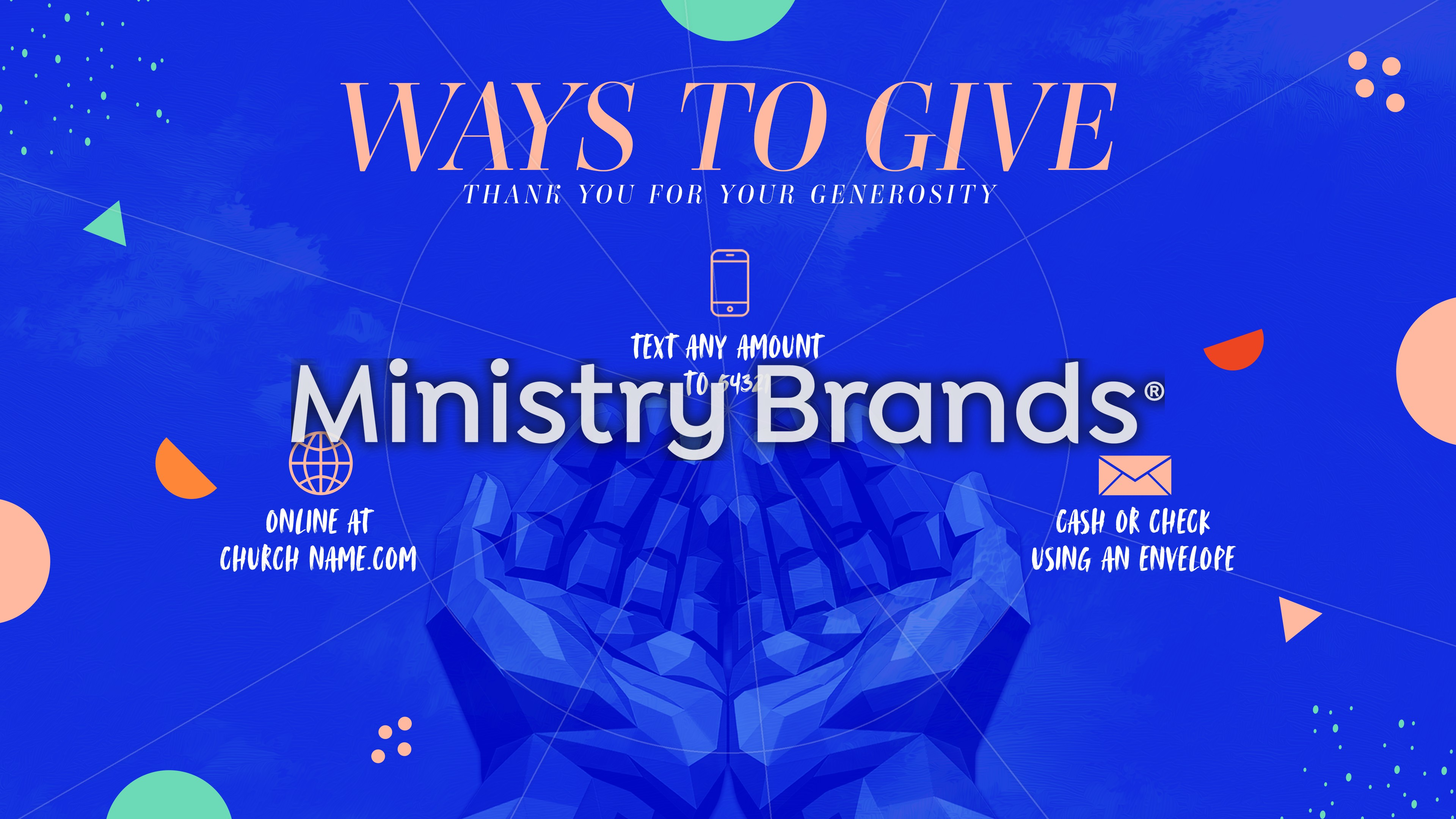 One Body Vibrant Mosaic – Ways To Give: Title Graphics
