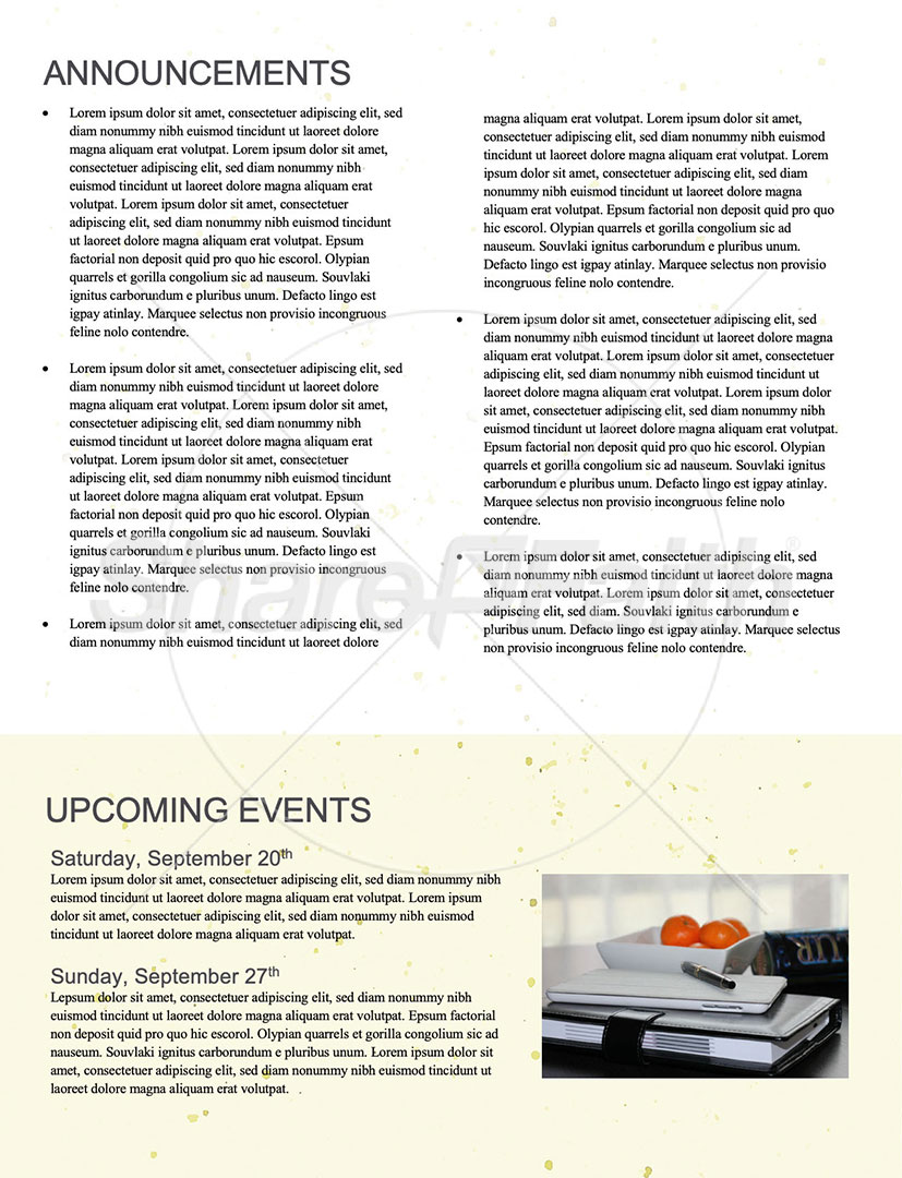 Give Thanks: Newsletter