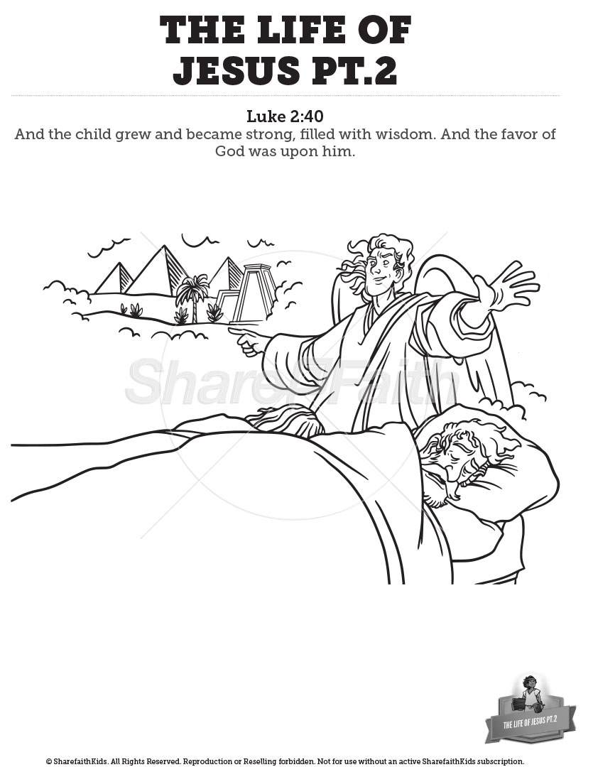 The Life of Jesus – Part 2: Coloring Pages