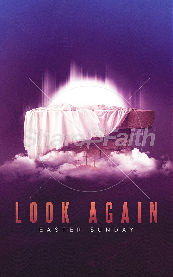 Look Again: Bifold Bulletin Cover