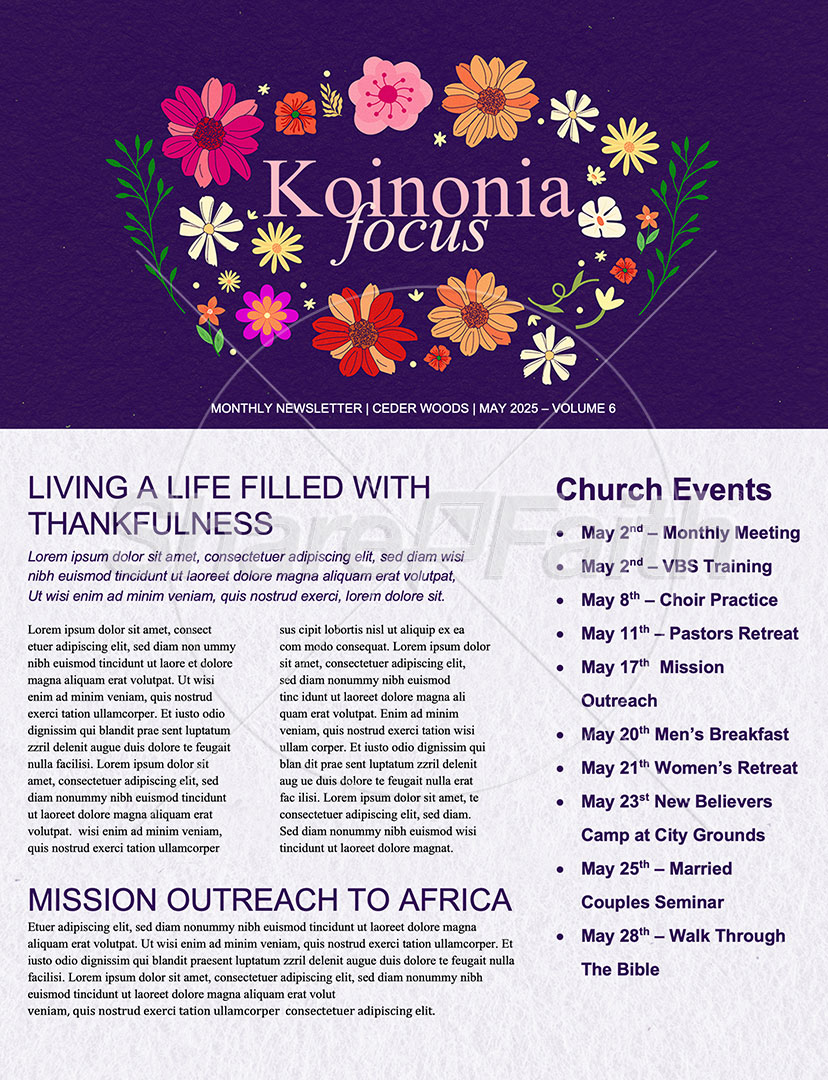 A Mother’s Legacy: Newsletter