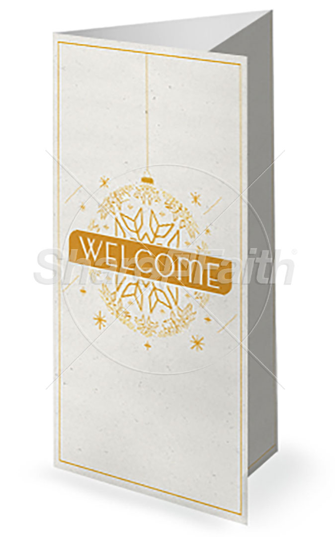Golden Christmas: Trifold