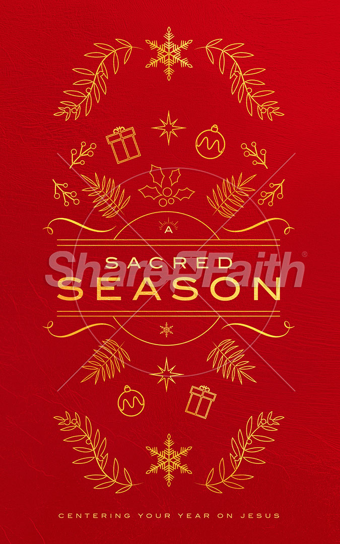 A Sacred Season: Bifold Bulletin Cover