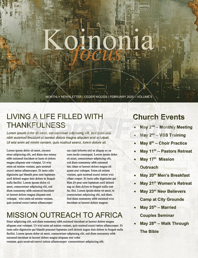 Exiles: Newsletter