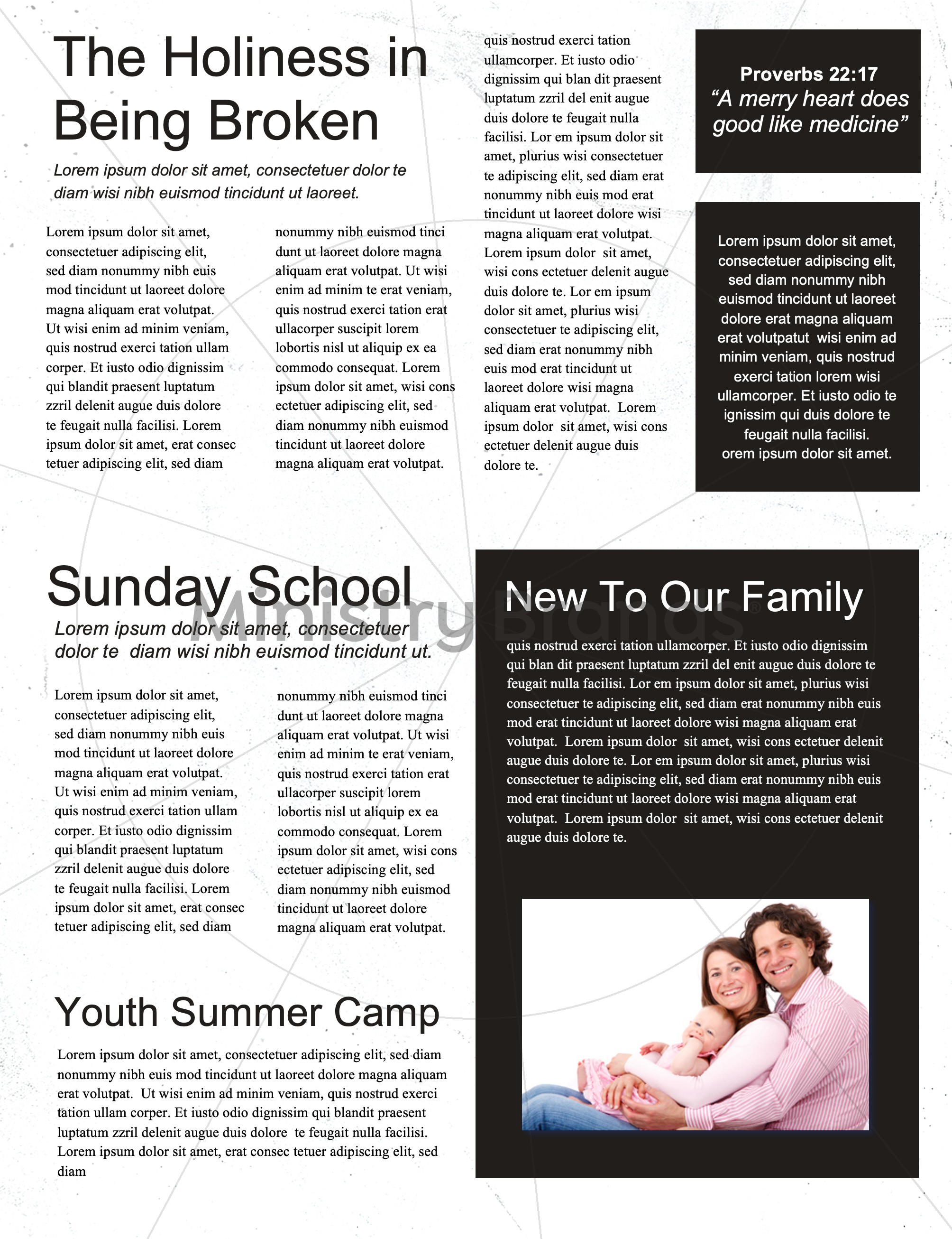 Unashamed Chalkboard: Newsletter