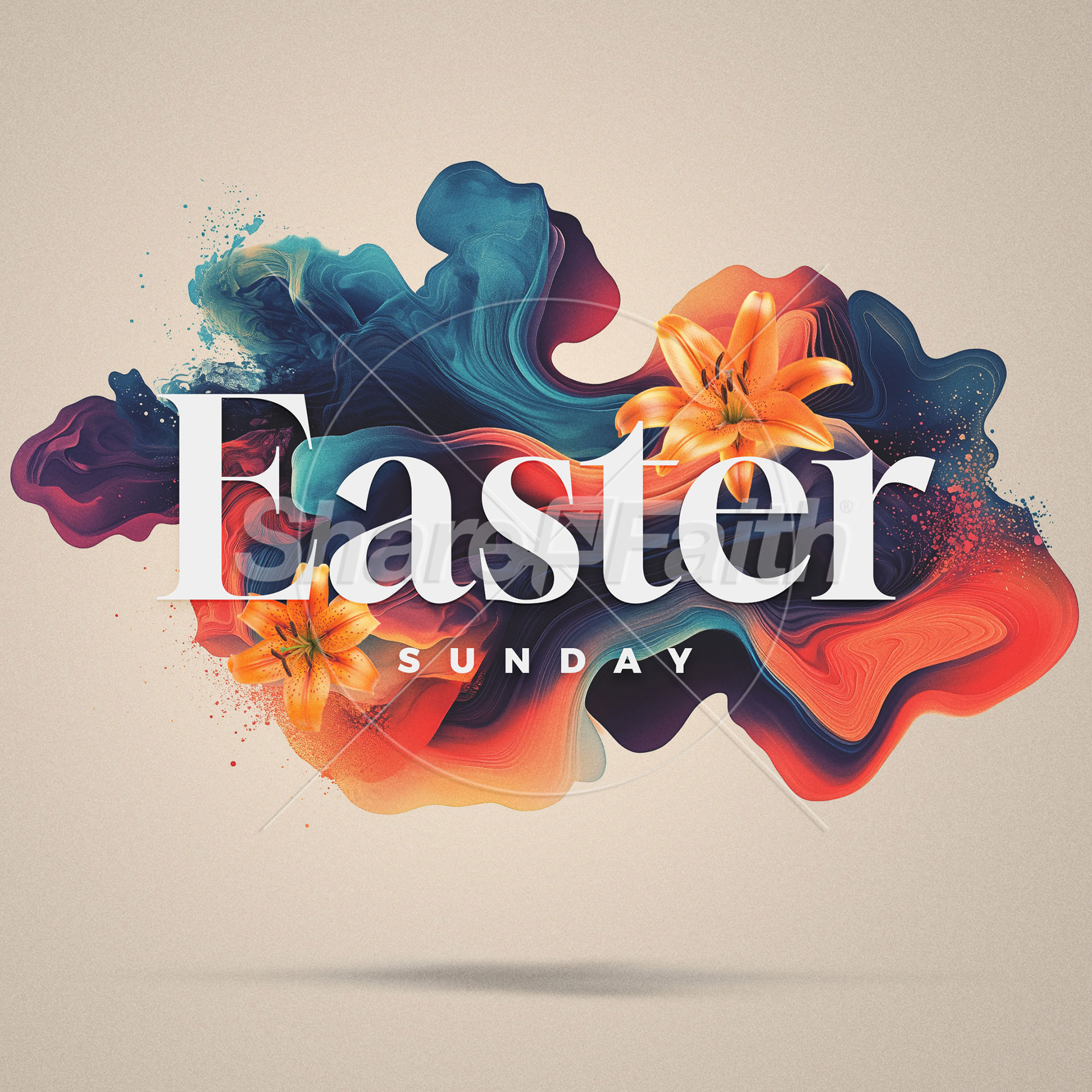 Easter Swirl: Social Media Graphic