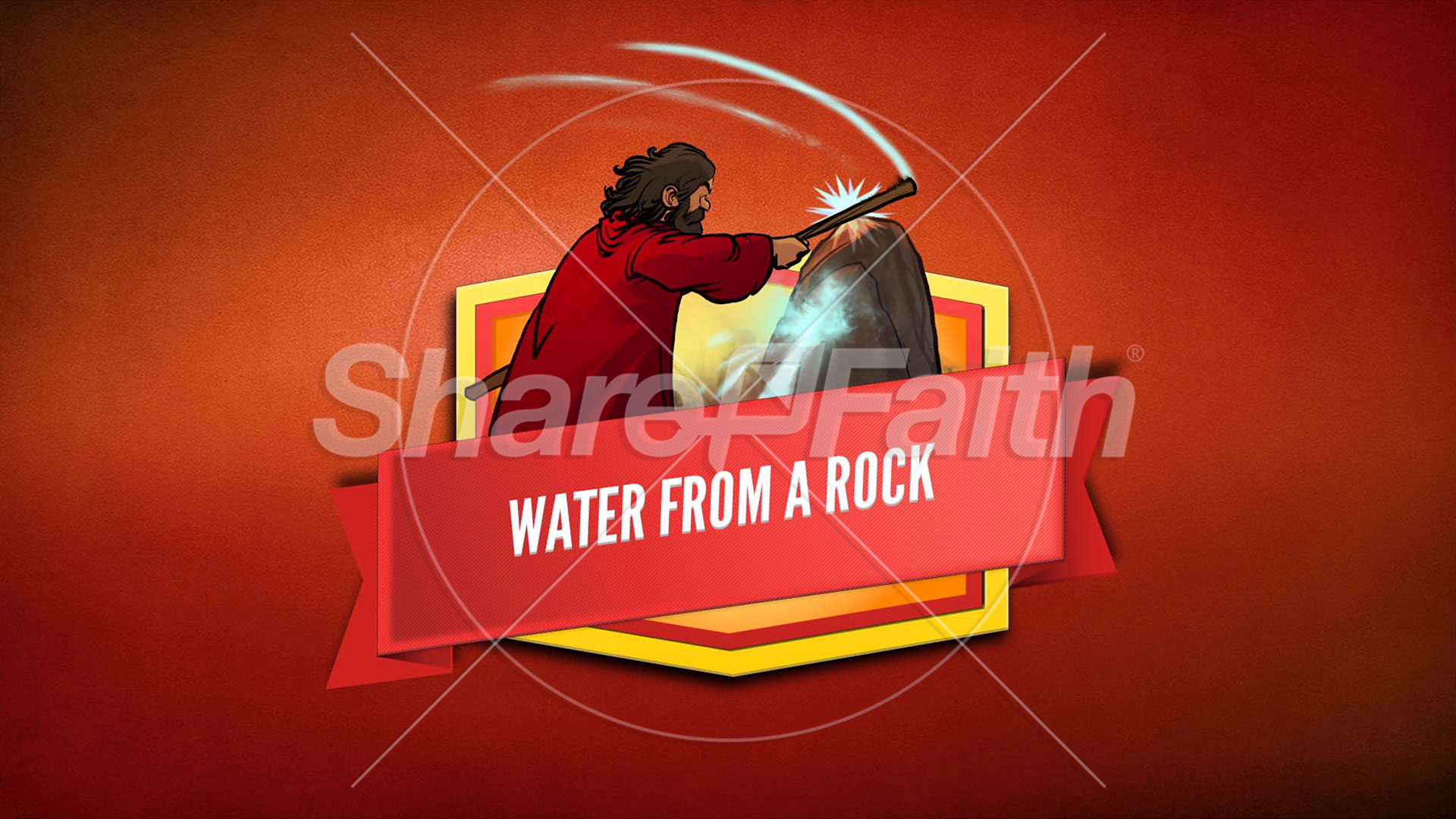 Water From A Rock: Bible Story