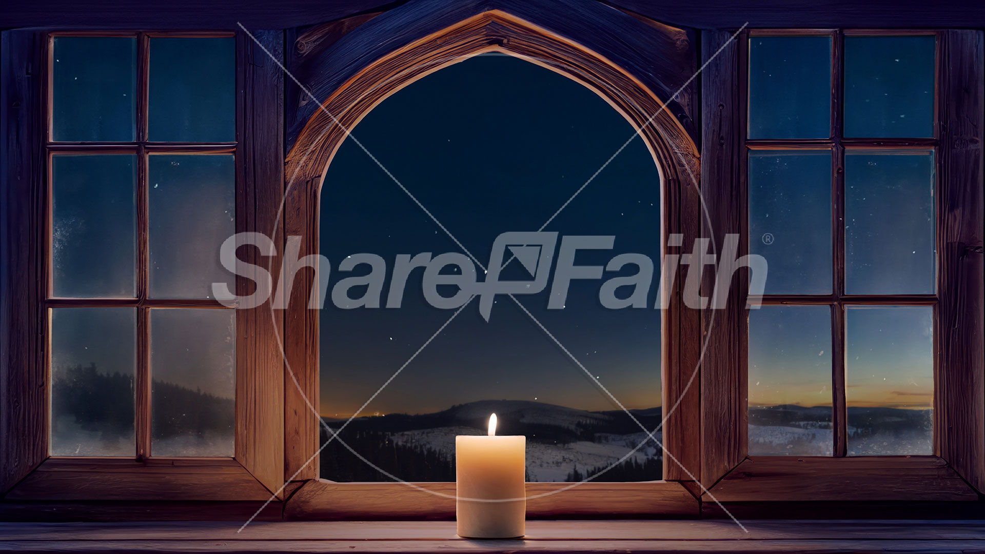 Winter Advent: Christ Candle 1