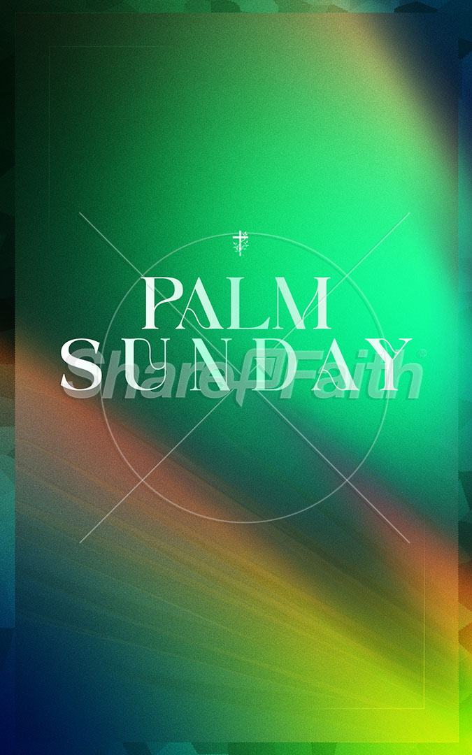 Palm Sunday: Bifold Bulletin Cover