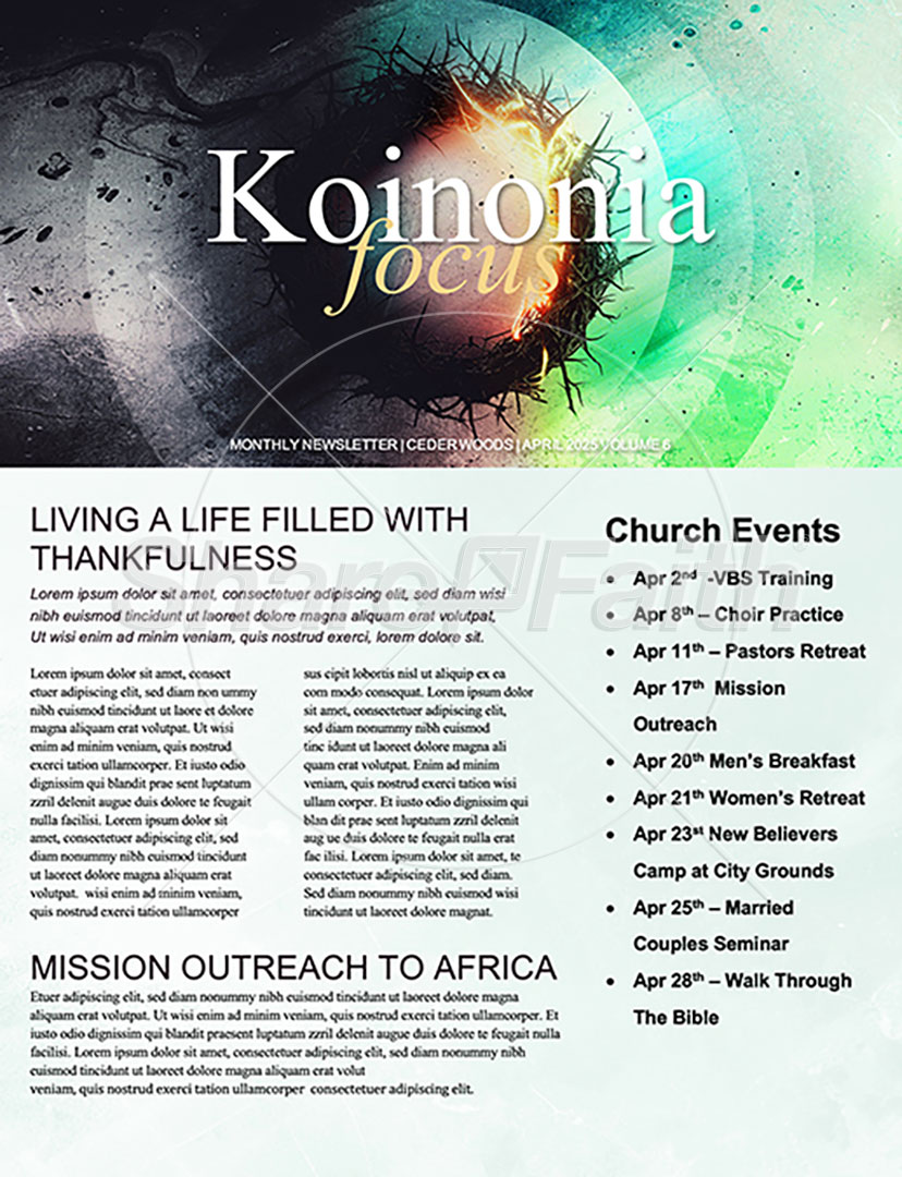 Come Alive: Newsletter