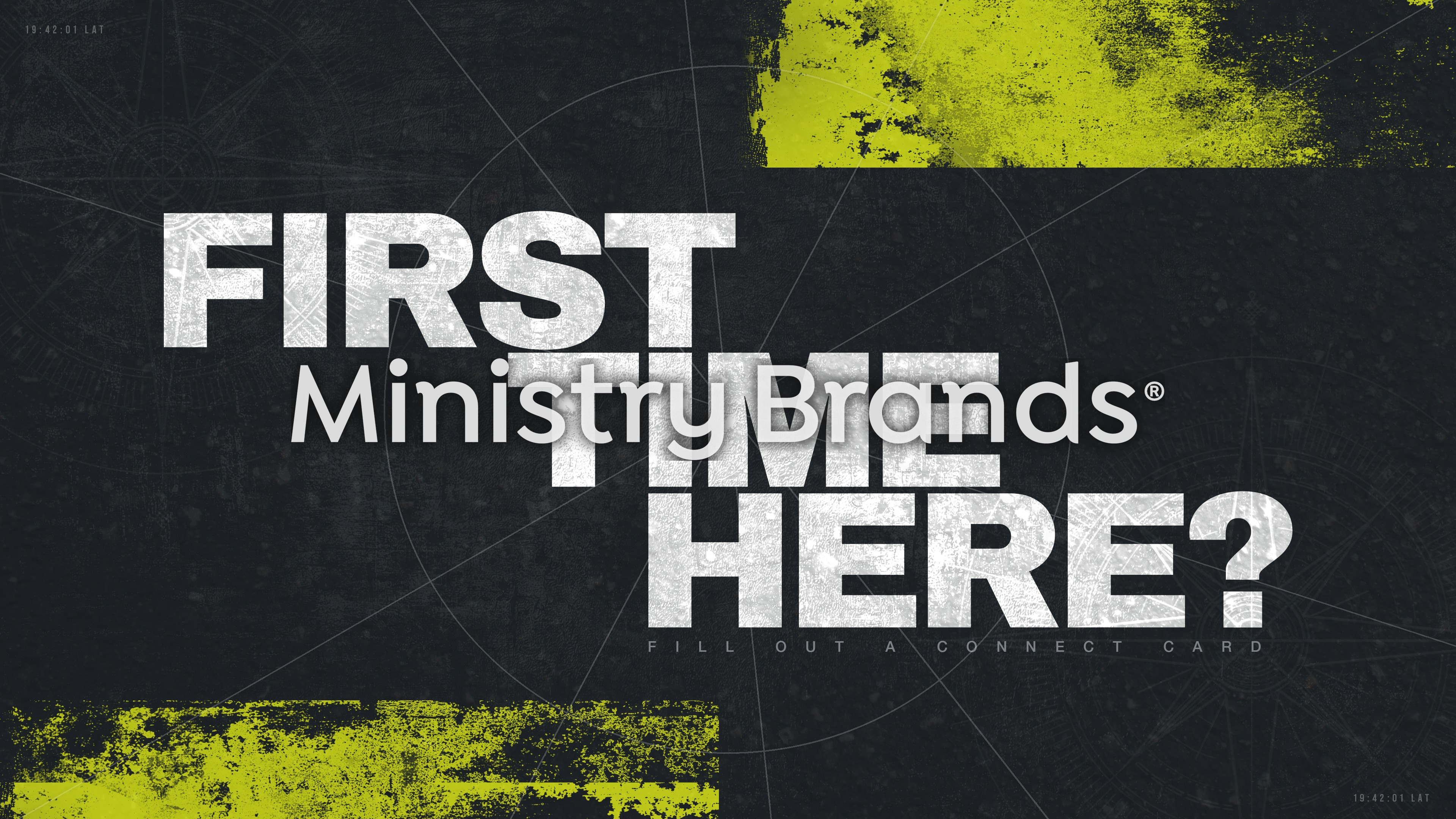 Sent Compass Footprints – First Time Guest: Title Graphics