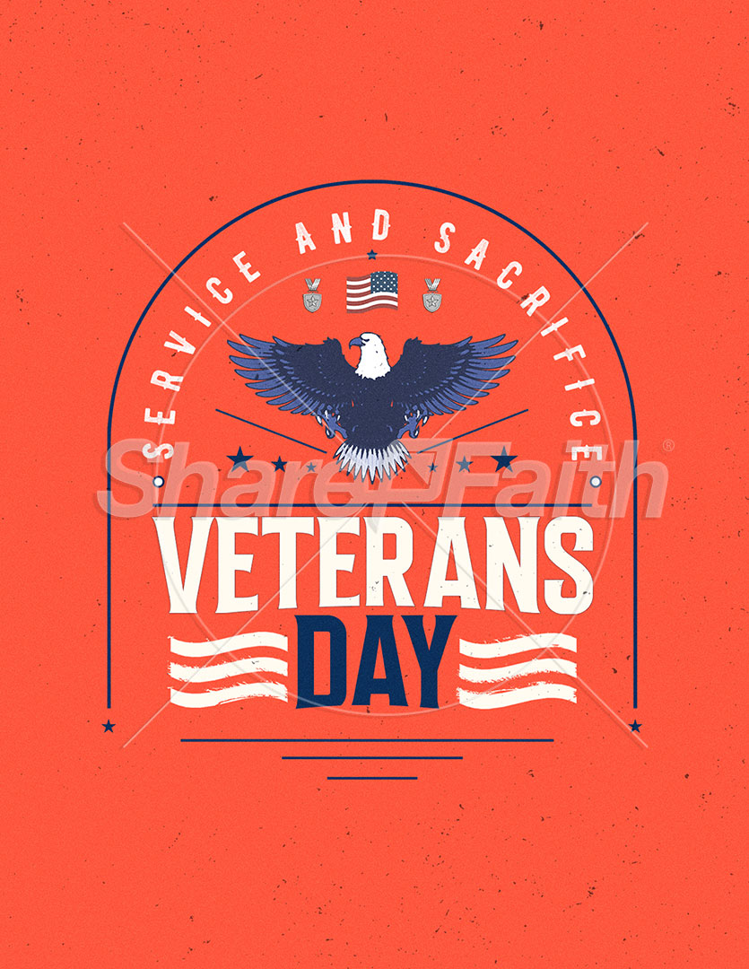 Service And Sacrifice: Flyer