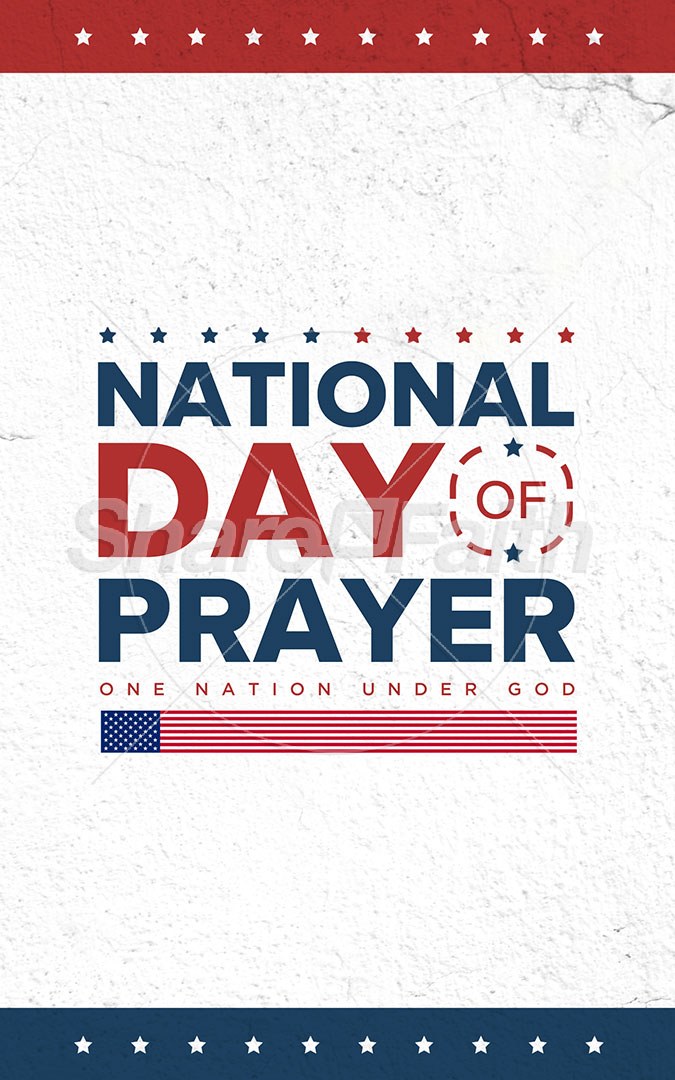 National Day of Prayer: Bifold Bulletin Cover