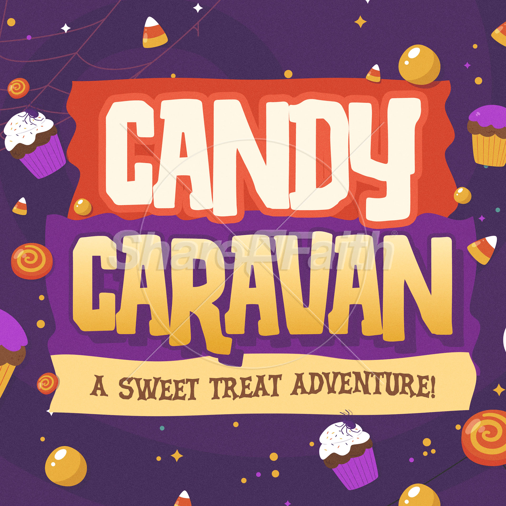 Candy Caravan: Social Media Graphics