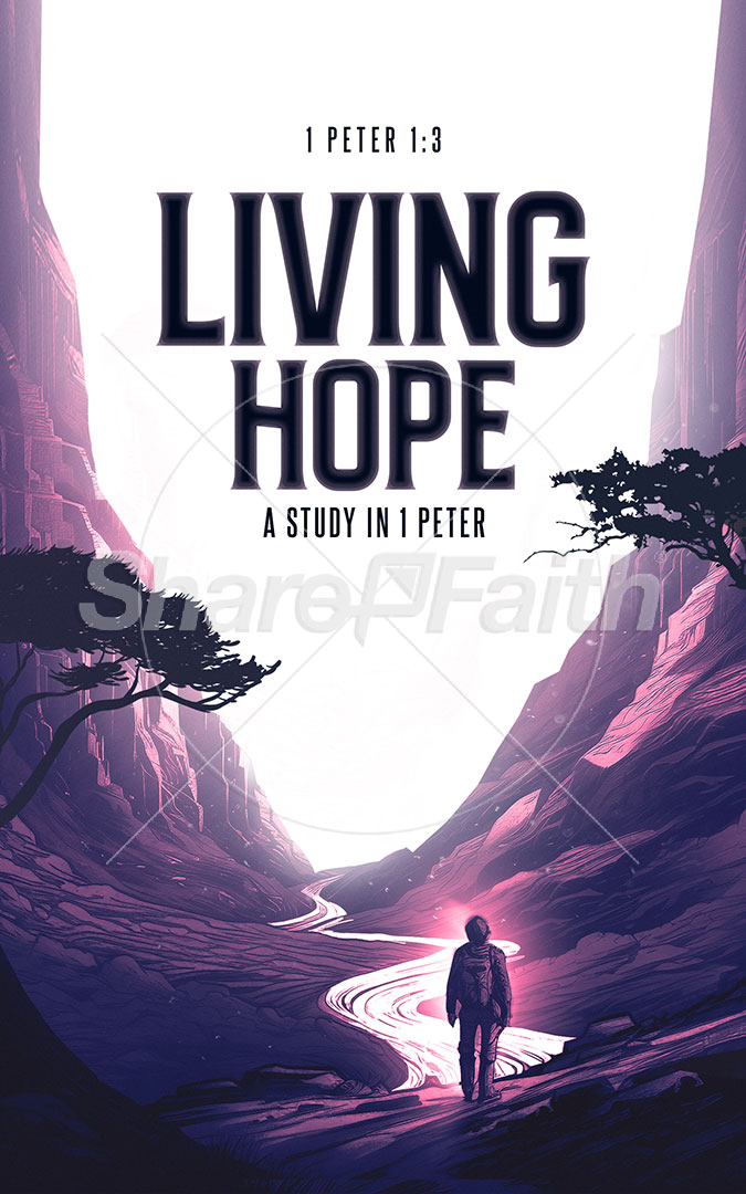 Living Hope: Bifold Bulletin Cover