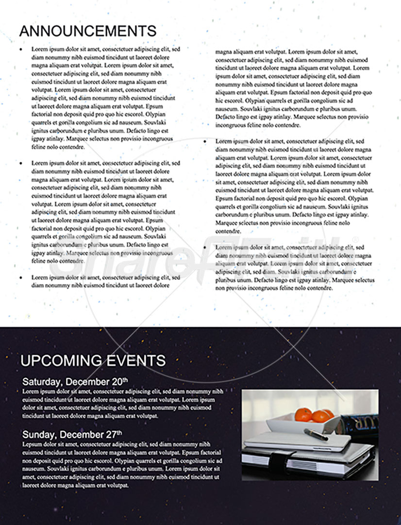 Glory: Newsletter