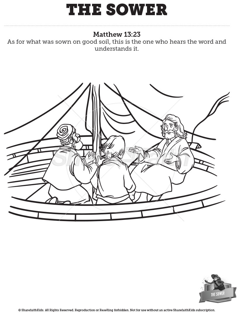The Sower: Coloring Pages