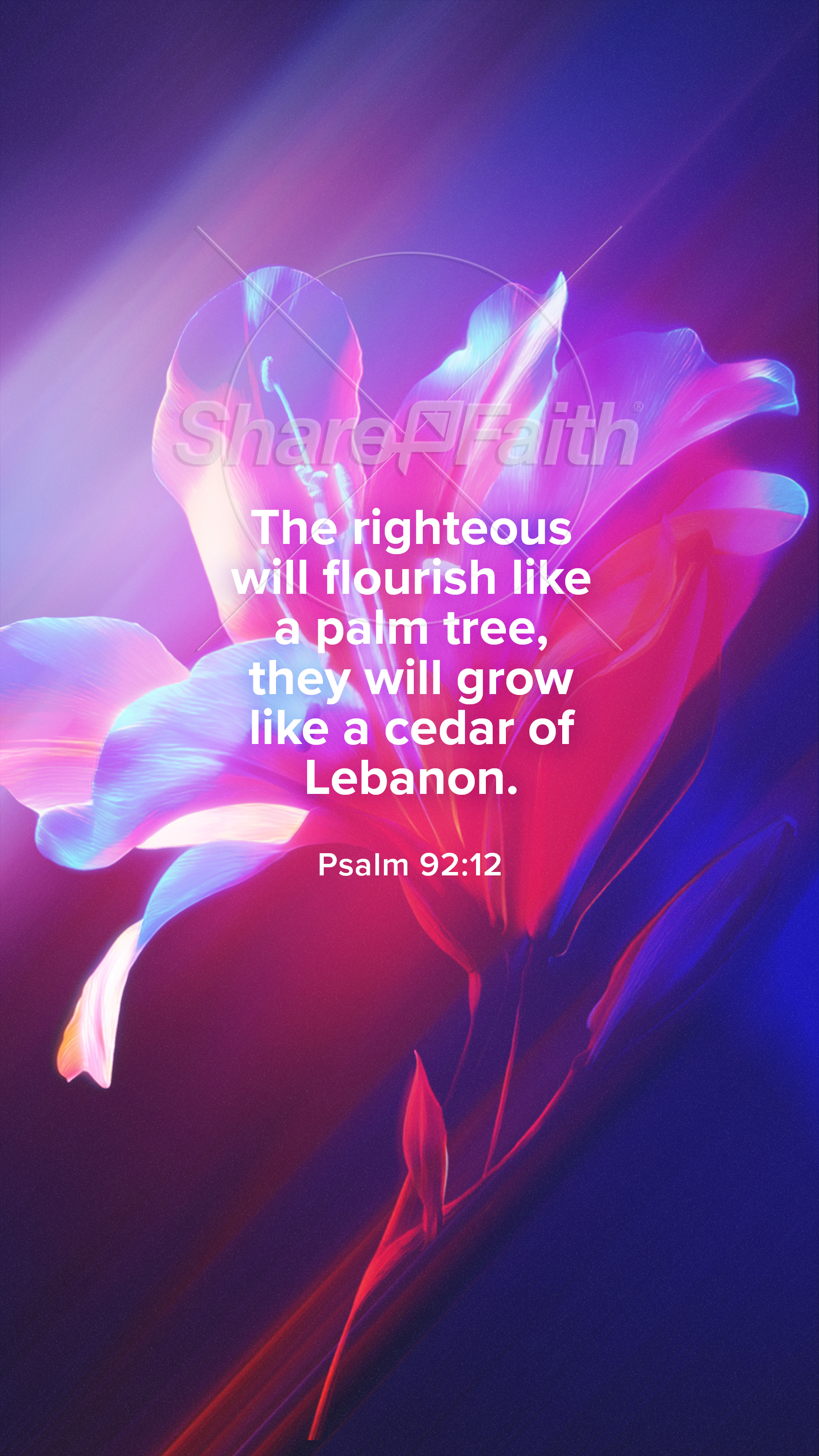 Flourish Neon Flower – Scripture 2: Social Story