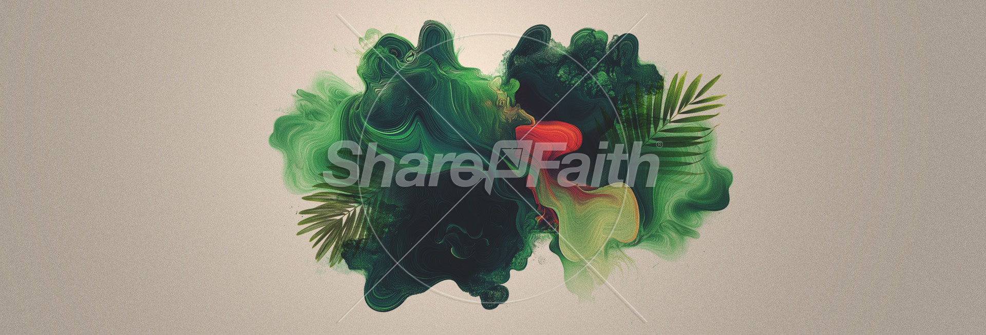 Palm Sunday Swirl: Web Banner