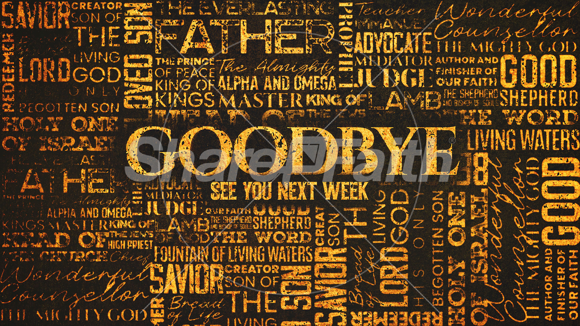 Jesus Name Above All Names: Title Graphics