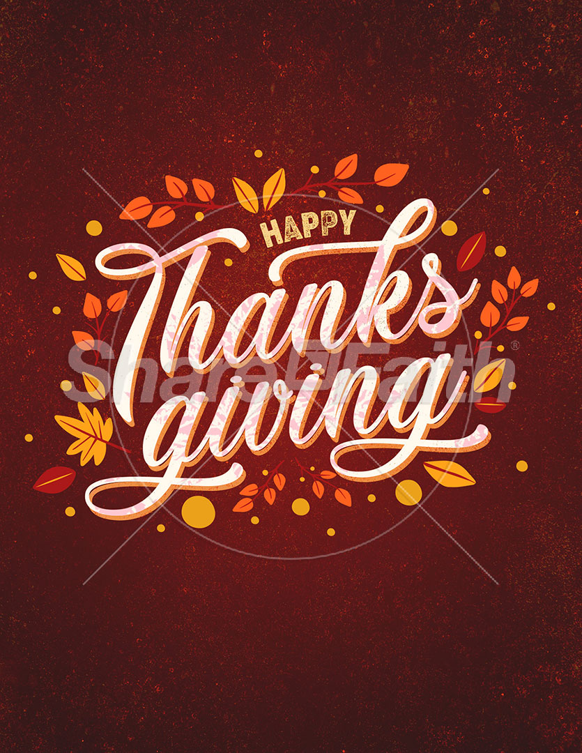 Happy Thanksgiving: Flyer