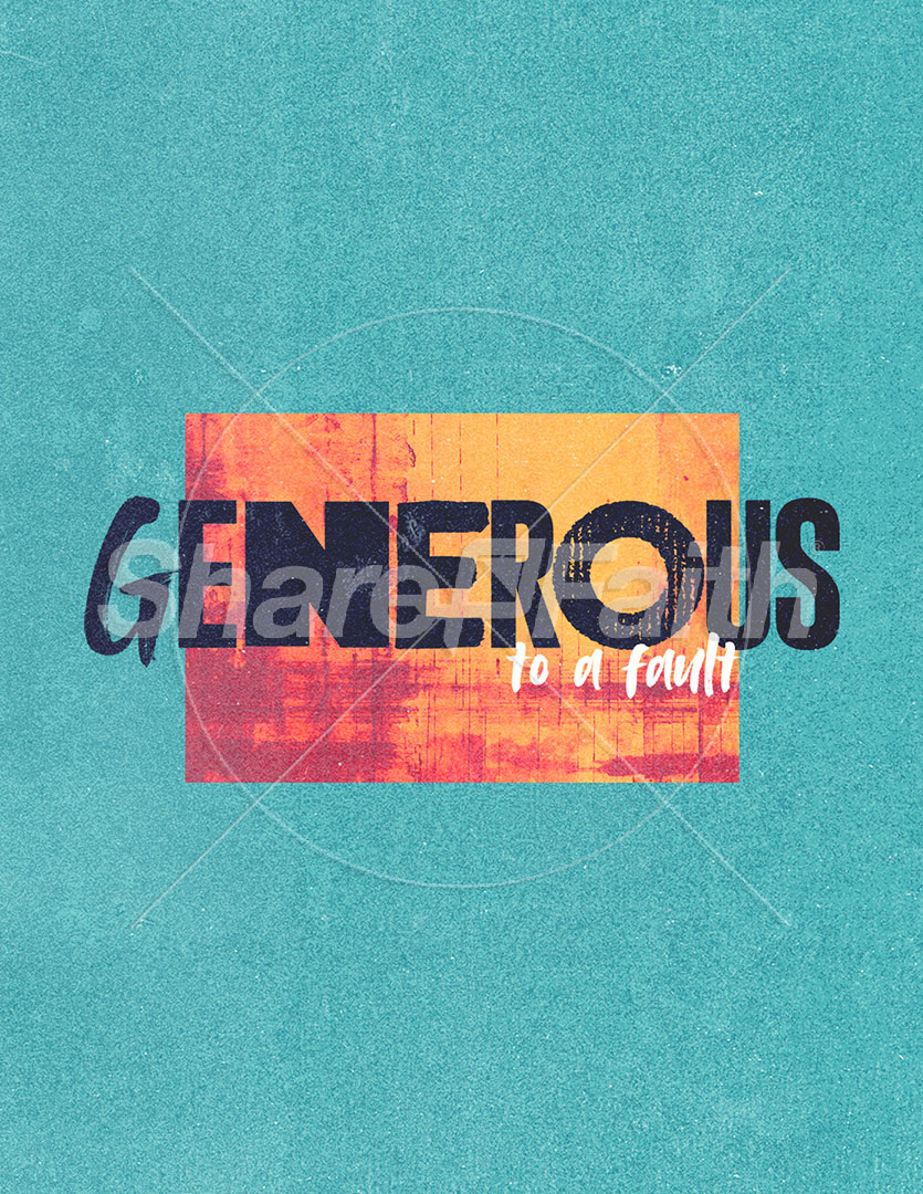 Generous: Flyer