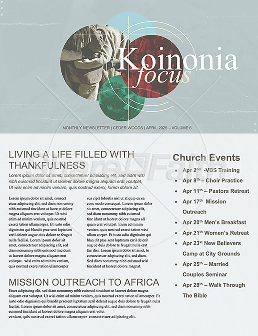 Circles Collection: Newsletter