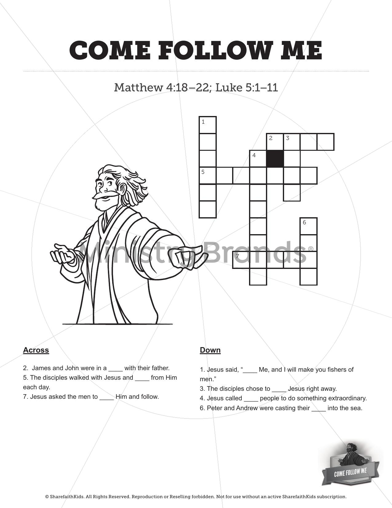 Come Follow Me: Crossword