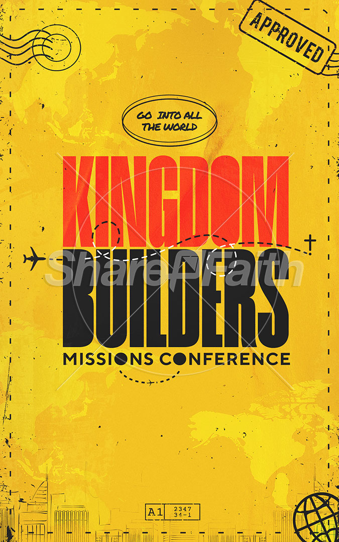 Kingdom Builders: Bifold Bulletin Cover