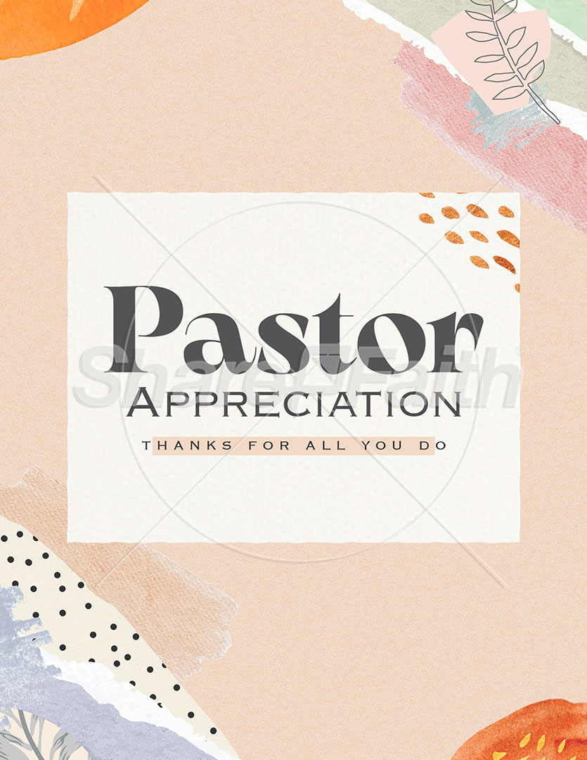 Pastor Appreciation: Flyer