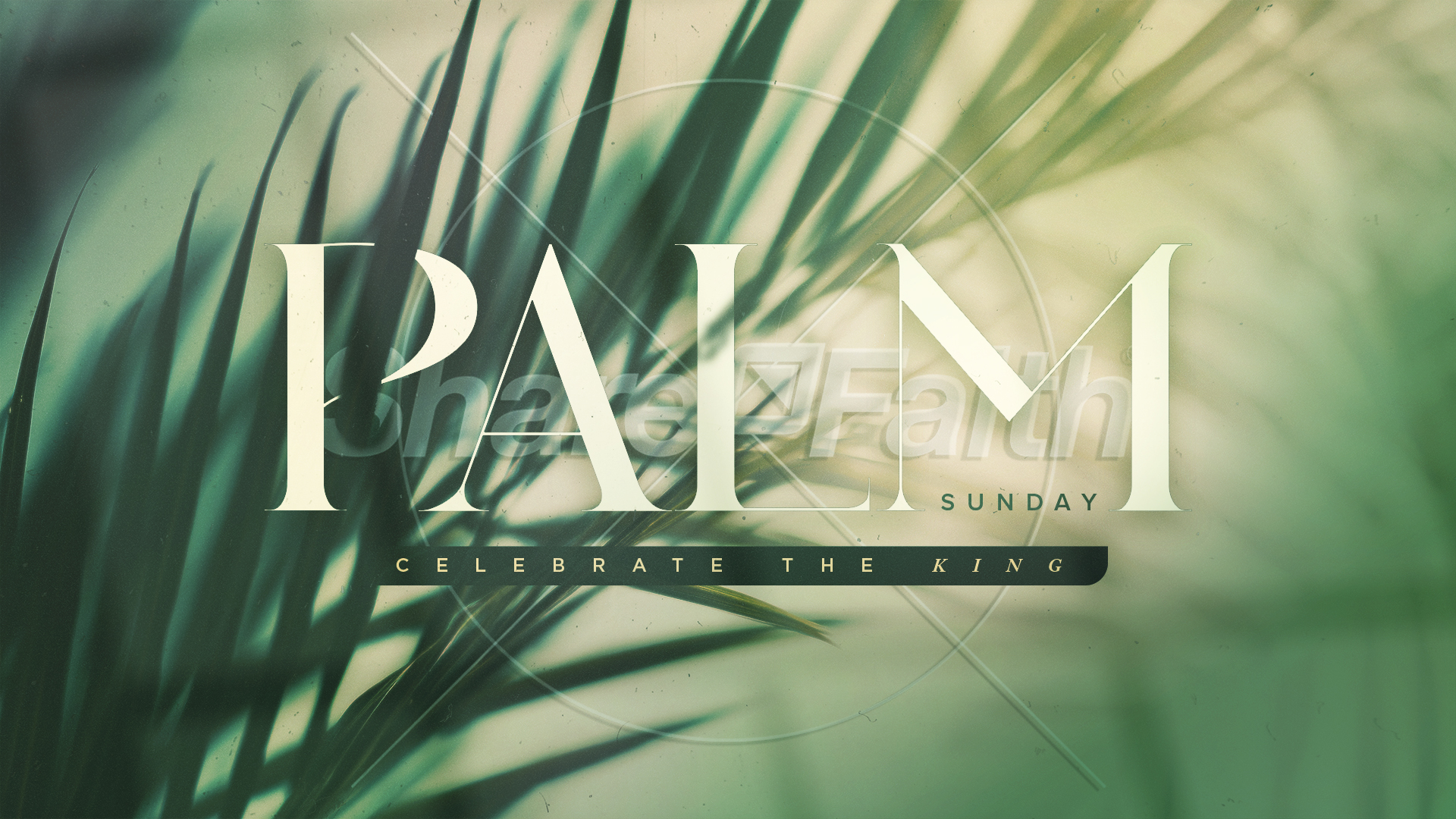 Palm Sunday – Green Palm Branches: Title Graphics