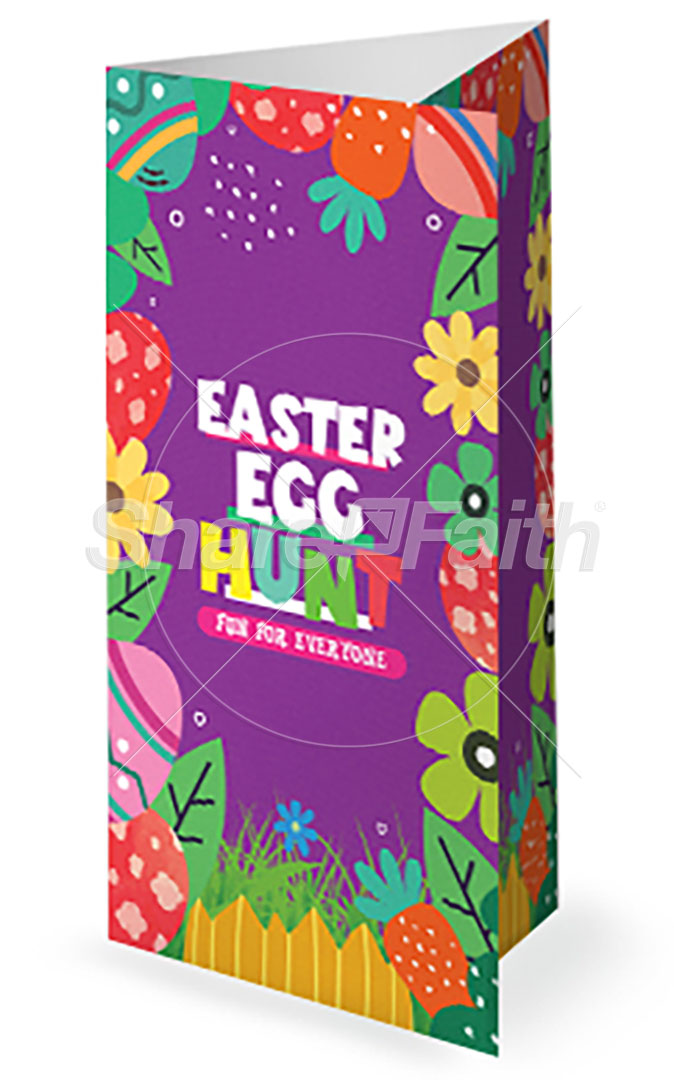 Easter Egg Hunt: Trifold Bulletin Cover